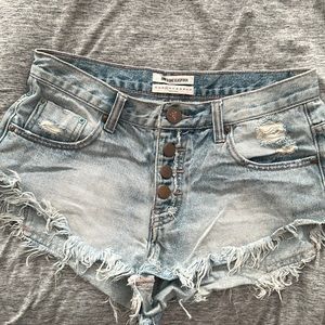 One Teaspoon Denim Brandos Shorts